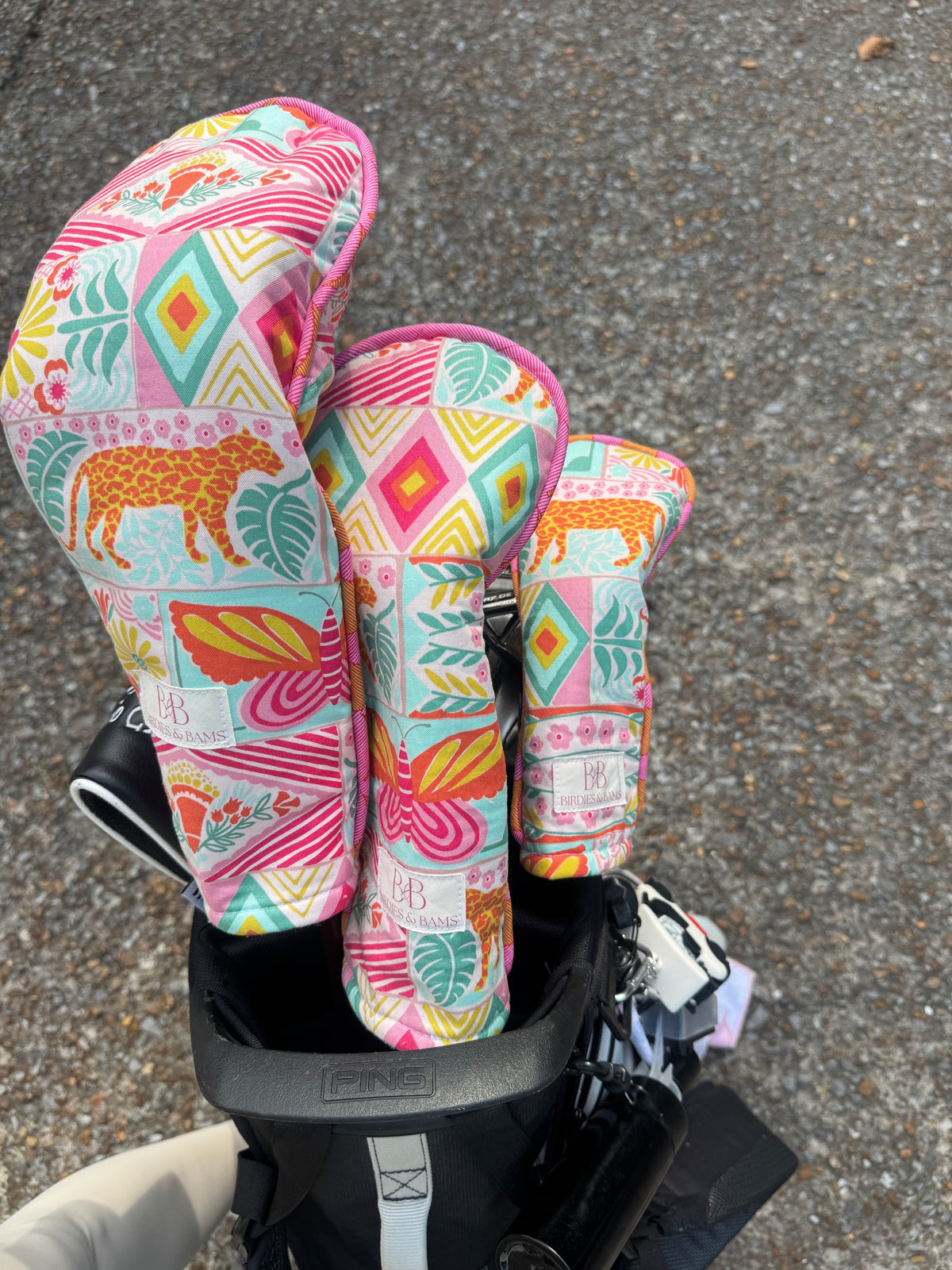 Custom Quilted Golf Club Head Cover Set